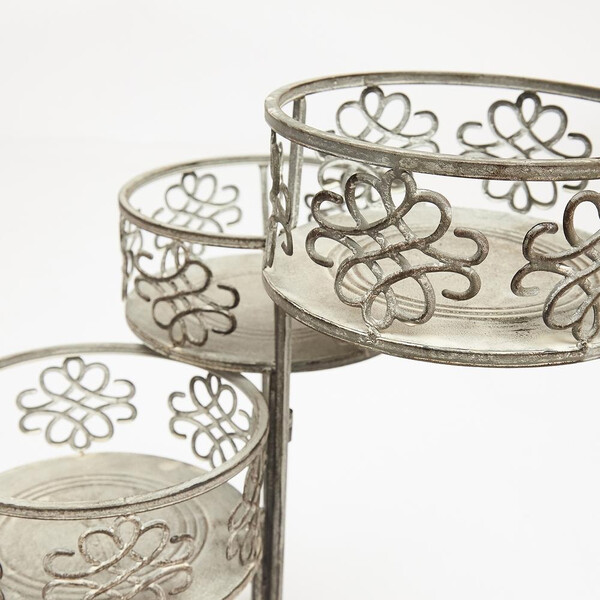 Цветочница Secret De Maison «Troi» (mod. PL08--7689) (Античный серый) фото № 5