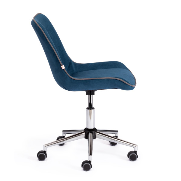 Кресло офисное TetChair «Style» (синий флок) фото № 2