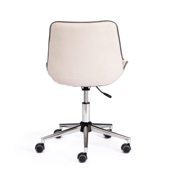 Кресло офисное TetChair «Style» (флок молочный) фото № 4