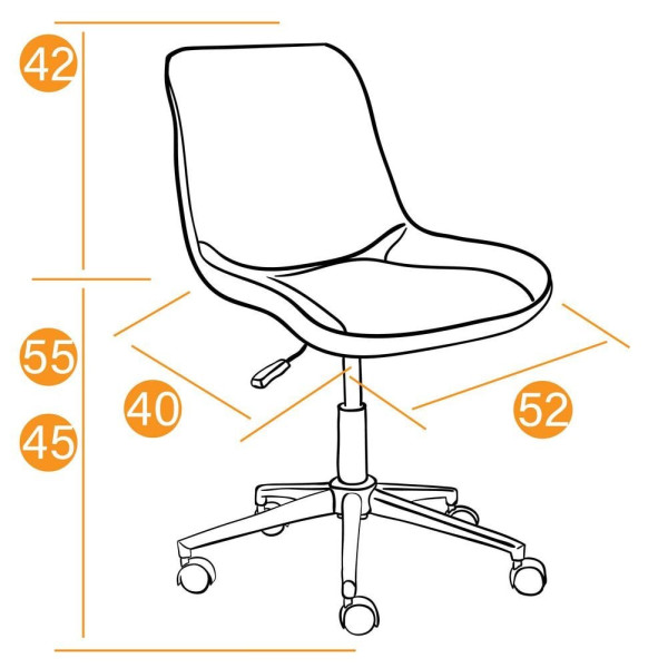 Кресло офисное TetChair «Style» (флок олива) фото № 12