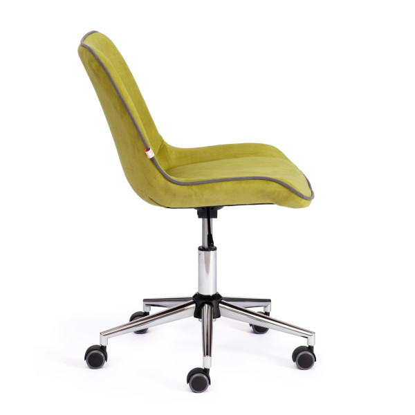 Кресло офисное TetChair «Style» (флок олива) фото № 2