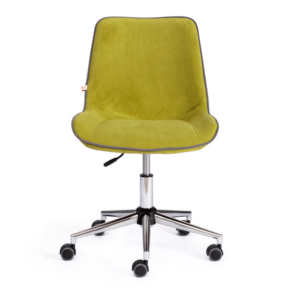 Кресло офисное TetChair «Style» (флок олива) фото № 5