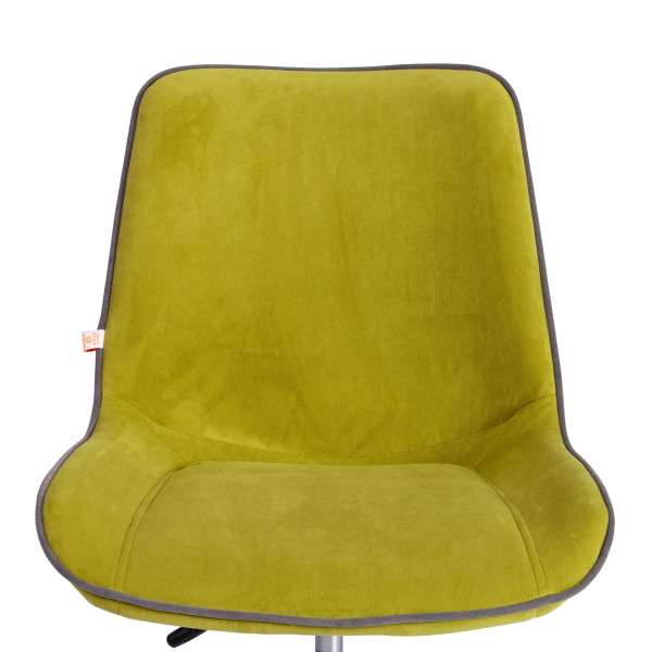 Кресло офисное TetChair «Style» (флок олива) фото № 6