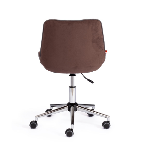 Кресло офисное TetChair «Style» (флок коричневый) фото № 4