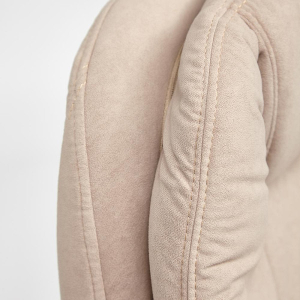 Кресло офисное TetChair «Softy Lux» (флок, бежевый) фото № 12