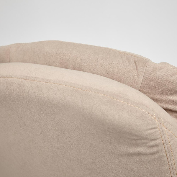 Кресло офисное TetChair «Softy Lux» (флок, бежевый) фото № 19