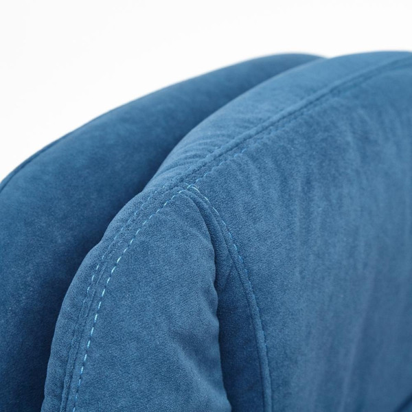 Кресло офисное TetChair «Softy Lux» (флок, синий, 32) фото № 10