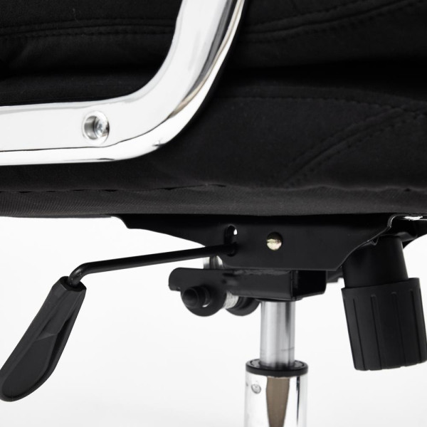 Кресло офисное TetChair «Softy Lux» (флок, черный, 35) фото № 18