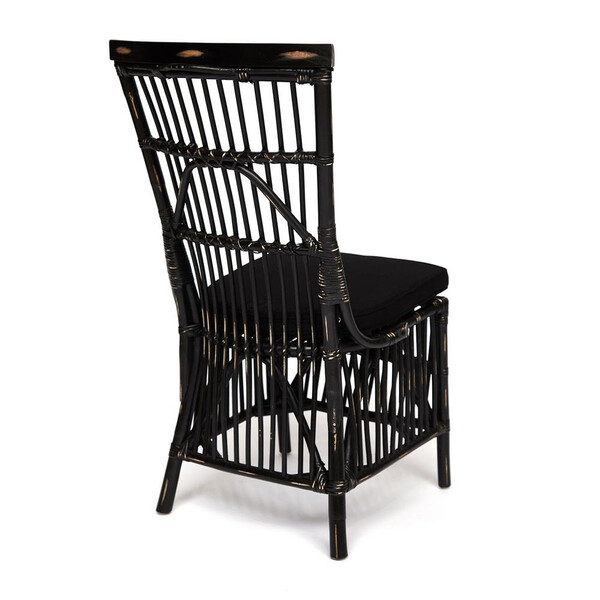 Стул Secret De Maison «Riviera» с подушкой (Чёрный) фото № 2