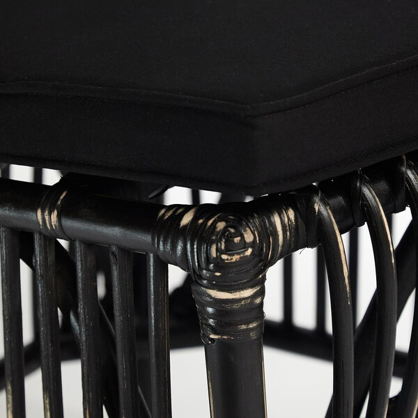 Стул Secret De Maison «Riviera» с подушкой (Чёрный) фото № 5