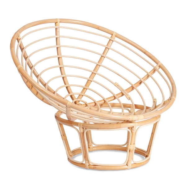 Кресло из ротанга «Папасан» (Papasan 23/01 Natural натуральный) + Подушка (флок олива) фото № 6