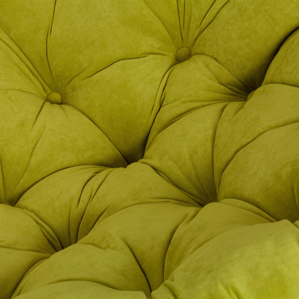 Кресло из ротанга «Папасан» (Papasan 23/01 Natural натуральный) + Подушка (флок олива) фото № 8