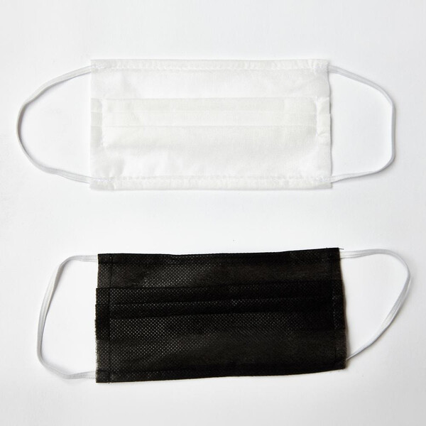 Маска гигиеническая-защитная одноразовая МЛ-1 (Чёрный) -50 шт. фото № 3