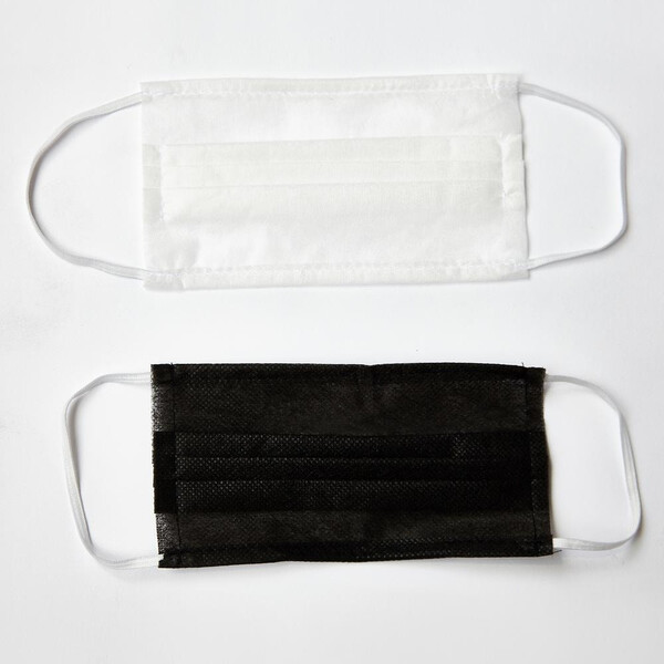 Маска гигиеническая-защитная одноразовая МЛ-1 (Чёрный) -50 шт. фото № 4