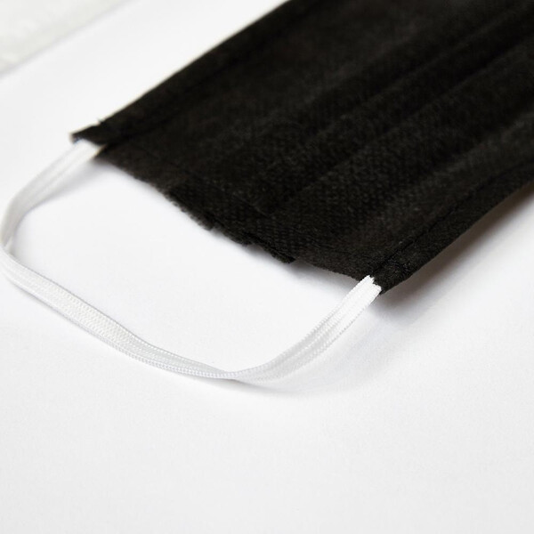 Маска гигиеническая-защитная одноразовая МЛ-1 (Чёрный) -50 шт. фото № 6