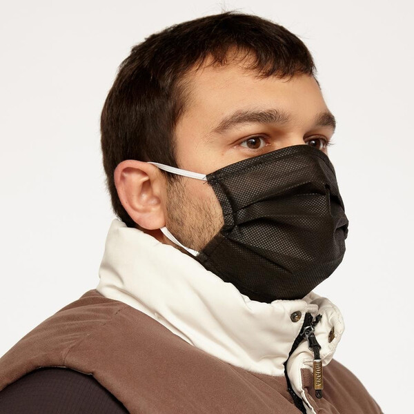 Маска гигиеническая-защитная одноразовая МЛ-1 (Чёрный) -50 шт. фото № 9