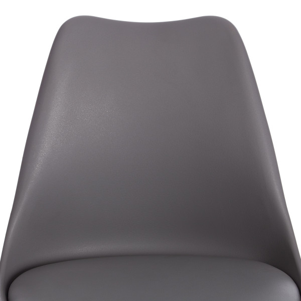 Стул TULIP IRON CHAIR (mod.EC-123) (серый) фото № 8