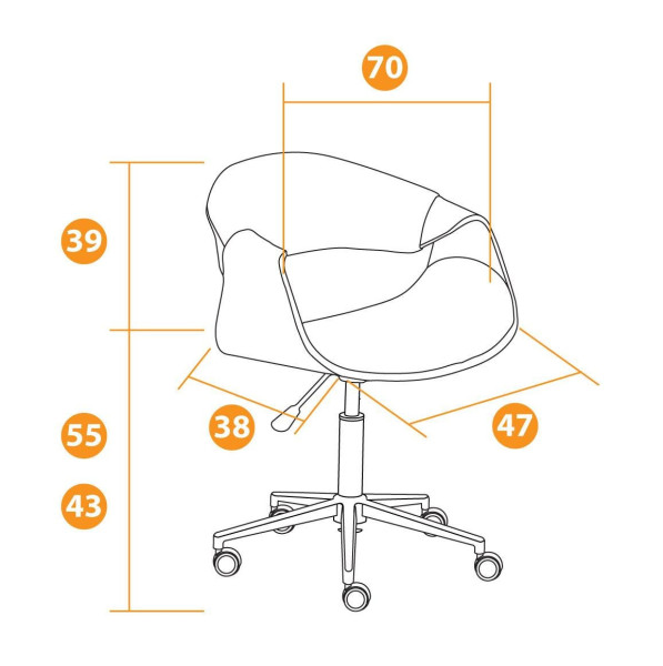 Кресло «Bend» (mod. 9035) (Орех) фото № 13