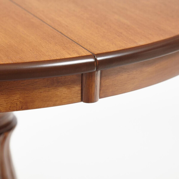 Стол Navarrese/Наваррес (мод. E-R36R+12AV NMO-2B) дерево гевея/МДФ, Д90+30х76см, дуб фото № 5