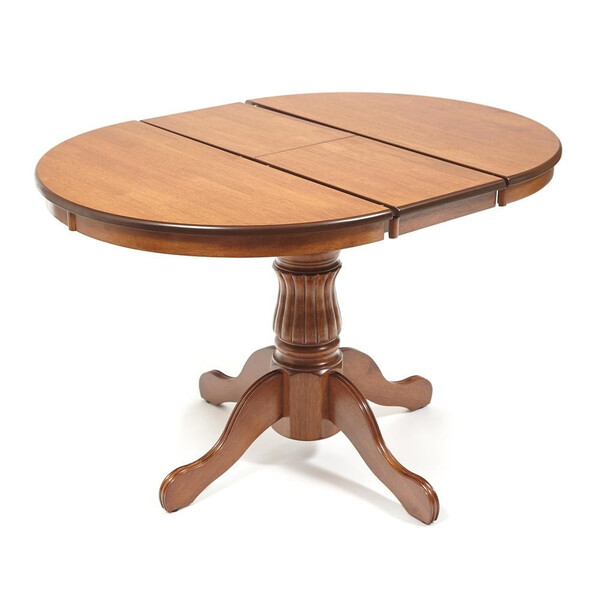 Стол Navarrese/Наваррес (мод. E-R36R+12AV NMO-2B) дерево гевея/МДФ, Д90+30х76см, дуб фото № 8