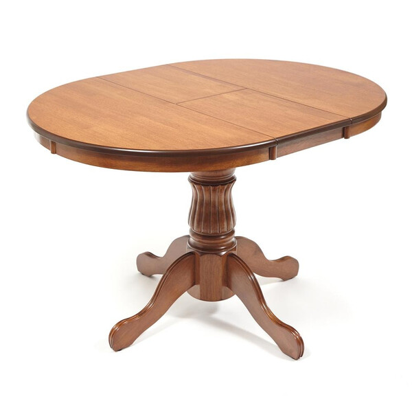 Стол Navarrese/Наваррес (мод. E-R36R+12AV NMO-2B) дерево гевея/МДФ, Д90+30х76см, дуб фото № 9