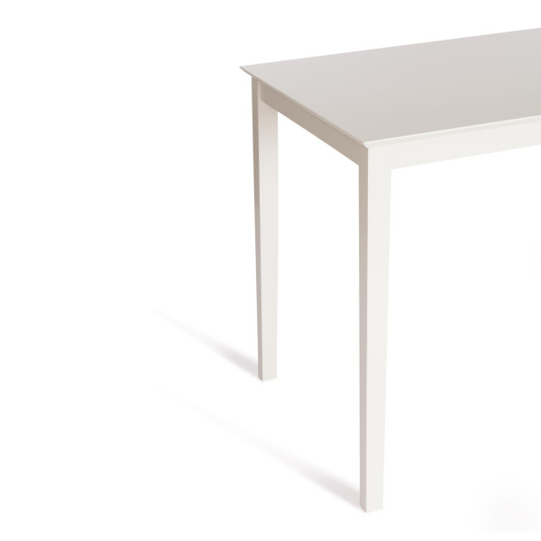 Обеденный комплект эконом «Hudson Dining Set» (стол + 4 стула) (ivory white (слоновая кость), ткань кор.-золотая) фото № 3