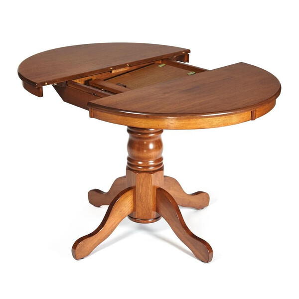 Стол Navarrese/Наваррес (мод. E-R36R+12AV NMO-2A) дерево гевея/МДФ, 90+30х76см, дуб фото № 2