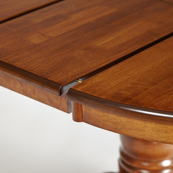 Стол Navarrese/Наваррес (мод. E-R36R+12AV NMO-2A) дерево гевея/МДФ, 90+30х76см, дуб фото № 5