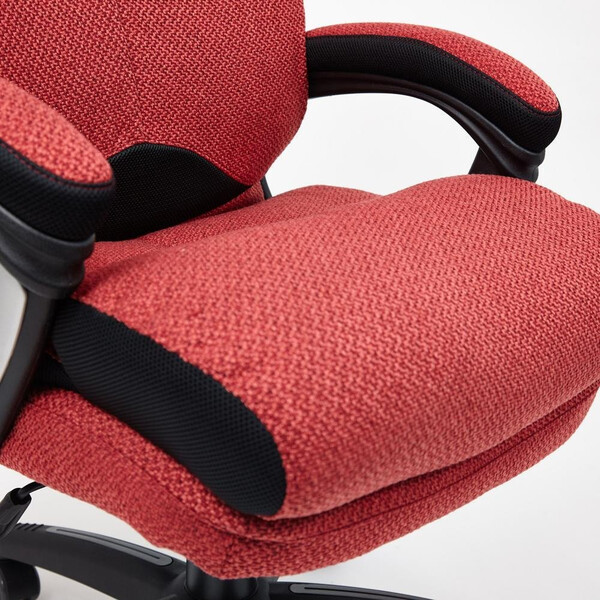 Кресло офисное TetChair «Duke» (красный/черный) фото № 10