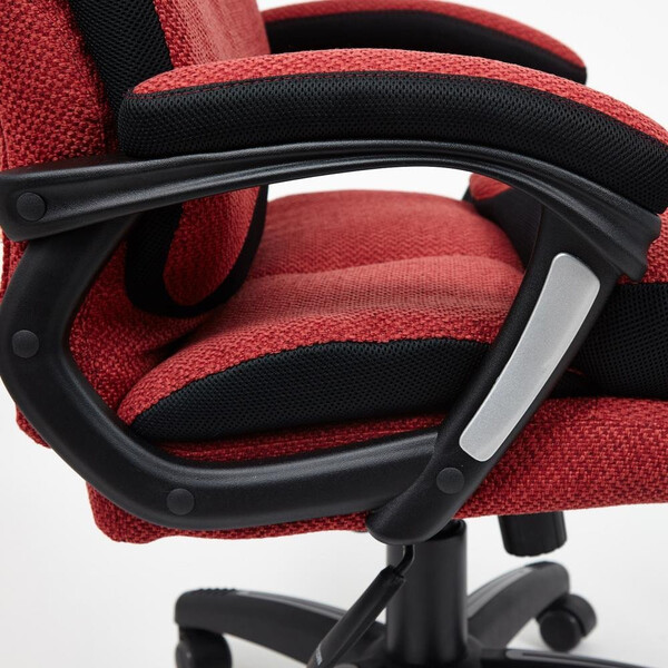 Кресло офисное TetChair «Duke» (красный/черный) фото № 13