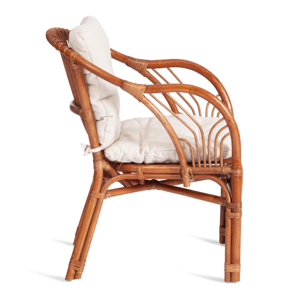 Террасный комплект «New Bogota» (2 кресла + стол) с подушками (Коричневый) фото № 6