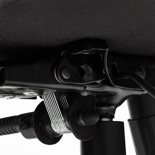 Кресло CHIEF (кож/зам/ткань, черный/черный стеганный/черный, 36-6/36-6/11) фото № 12