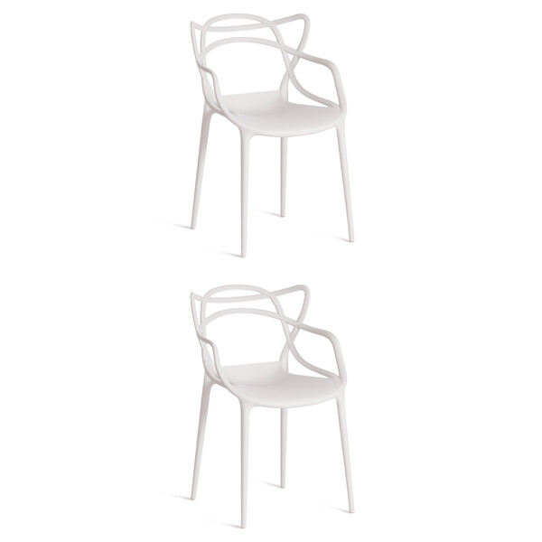 Стул Cat Chair/Кет Чаир (мод. 028) пластик, 54,5х56х84см, белый фото № 9