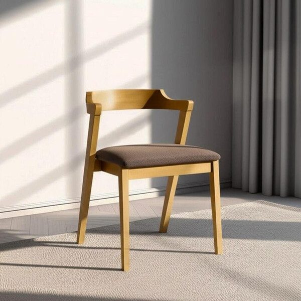 Стул с мягким сиденьем «Versa» (Верса) (Натуральный) фото № 6