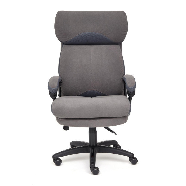 Кресло офисное «Duke» (флок/ткань серый/серый) фото № 8