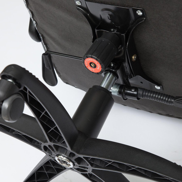 Кресло офисное «Duke» (чёрный флок) фото № 18