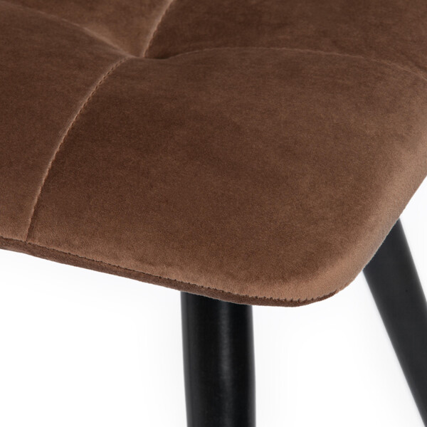 Стул «Chilly» (mod. 7095) (коричневый barkhat 11/черный) фото № 8