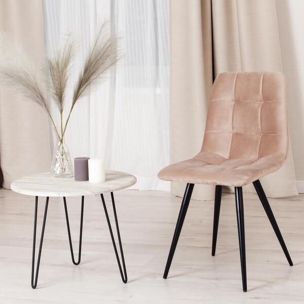 Стул «Chilly» (mod. 7095) (бежевый barkhat 5/черный) фото № 9