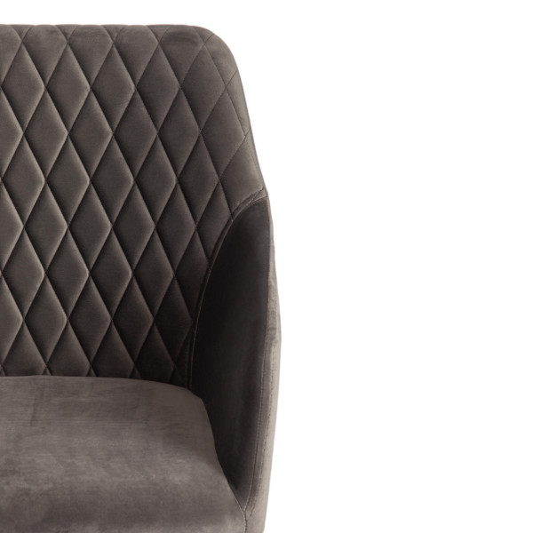 Кресло «Bremo» (mod. 708) (серый barkhat 26/черный) фото № 6