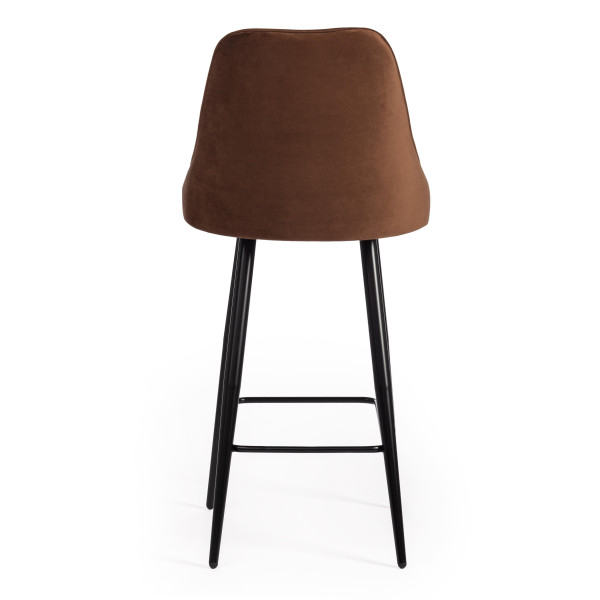 Стул барный «Kish» (mod. 714) (коричневый barkhat 11/черный) фото № 4