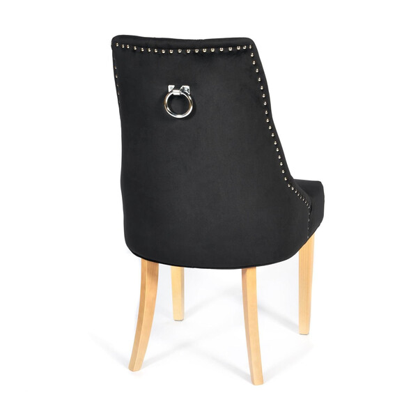 Стул Secret de Maison Prima/Прима (мод. C004-2) массив березы, ткань: вельвет, 52х61х100см, черный фото № 3