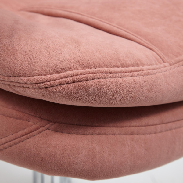 Кресло офисное «Softy Lux» (флок, розовый, 137) фото № 17