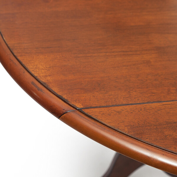 Стол обеденный Cliff/Клиф (мод. 4242PE-30 Oak-T/B) массив гевеи/МДФ, Д107х76см, дуб фото № 6