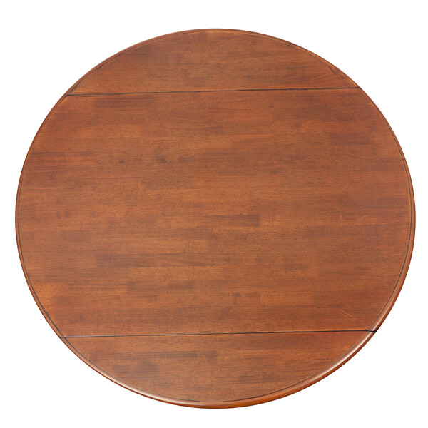 Стол обеденный Cliff/Клиф (мод. 4242PE-30 Oak-T/B) массив гевеи/МДФ, Д107х76см, дуб фото № 7