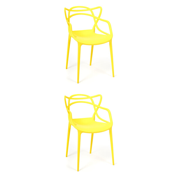 Стул Cat Chair/Кет Чаир (мод. 028) пластик, 54,5х56х84см, желтый фото № 8