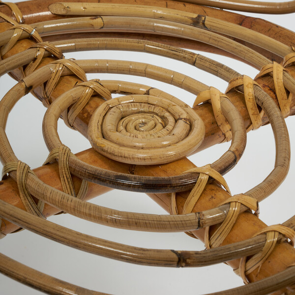 Комплект для отдыха «Rondo Eco Skin» (стол +2 кресла + диван с подушками) (натуральный) фото № 8