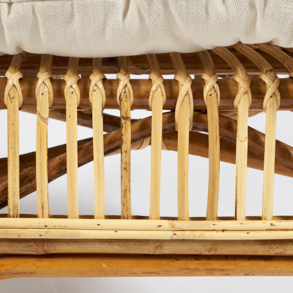 Комплект для отдыха «New Bogota Eco Skin» (стол+2 кресла+диван с подушками) (натуральный) фото № 4