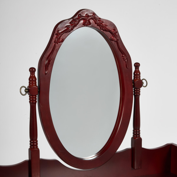 Туалетный столик с пуфом NY-V3024 (вишня) фото № 2