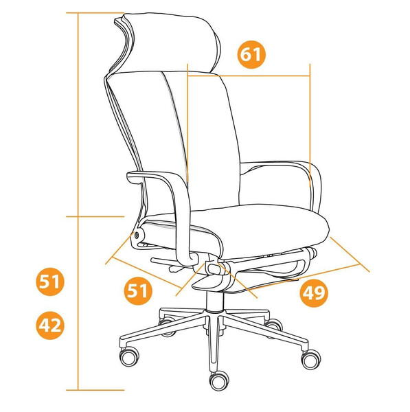 Кресло «Wing M» (ткань, черный) фото № 22