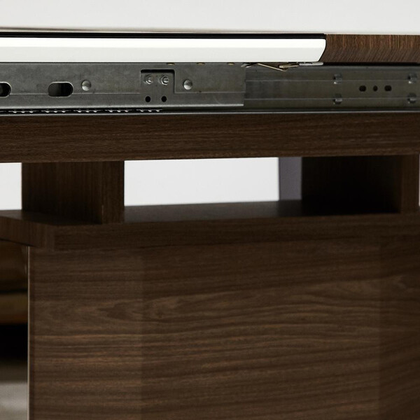 Стол «Radcliffe» ( mod. EDT-VG002) (коричневый, стекло черное) фото № 7